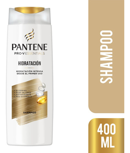 Shampoo Pro-v Essencials Variedad Fragancias Pantene 400ml Formula Hidratación