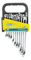 Comprar 6 Juegos Llaves Combinadas Métricas 12 Puntas 11 Pzas Foy