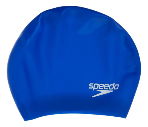 Gorra De Silicon Para Cabello Largo Speedo Silicon Unitalla Color Azul Marino