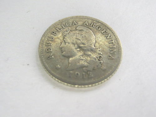 Argentina Niquel 10 Centavos 1912