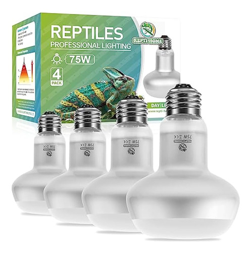 Repti Home Bombillas De Lámpara De Calor Para Reptiles Inten