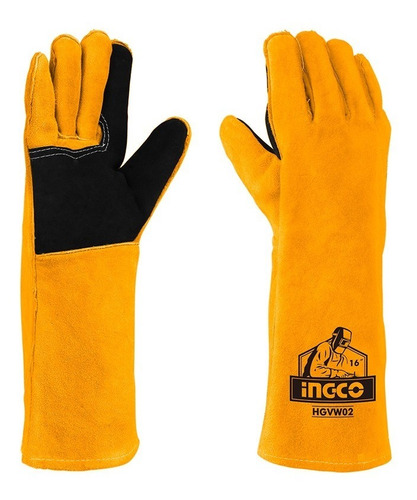 Guantes Para Soldador 16 Pulgadas Ingco