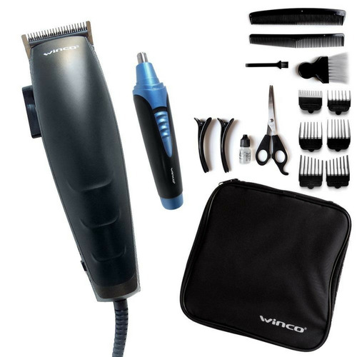 Kit Corta Pelo Y Barba Winco + Trimer Nariz Set Completo