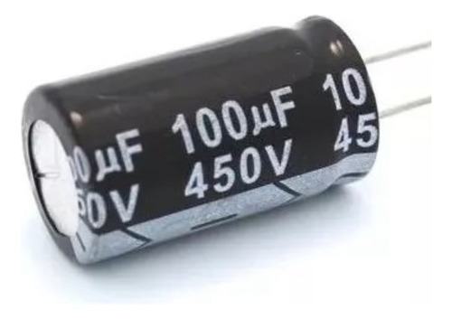 Capacitor Electrolitico 100uf X 450v Radial 105° X 10 Unidad