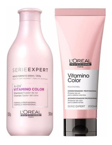 Loreal Kit Vitamino Color Shampoo 300ml+ Condicionador 200ml