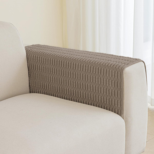 Cubiertas De Brazo De Sofa Muamar Silla Cubiertas 2pc (marr