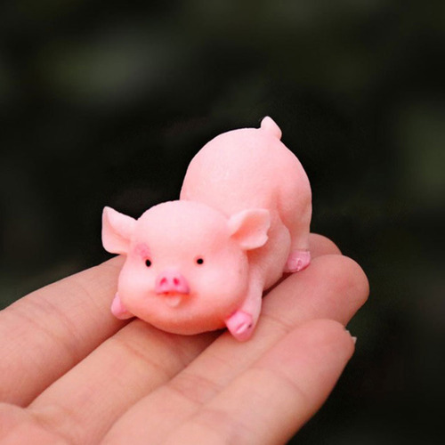 8 Peças De Porquinhos Em Miniatura, Modelos, Decorações, Bol