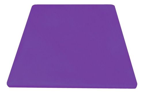 Assento Avulso Cadeira Kit 4 Un Almofadado Quadrado Cor Roxo