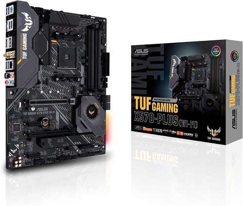 Nuevo Placa Base Para Juegos Asus Am4 Tuf Gaming X570-plus