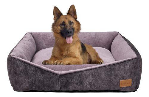 Cama Rectangular Lavable Para Perro Diseño Cuadrado Para Per