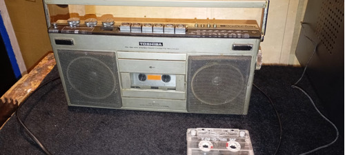 Radio Grabador Antiguo Toshiba Japonés Con Fallas