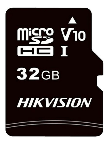 Memoria Micro Sd 32gb Clase 10 Hikvision 92mb/s Adaptador