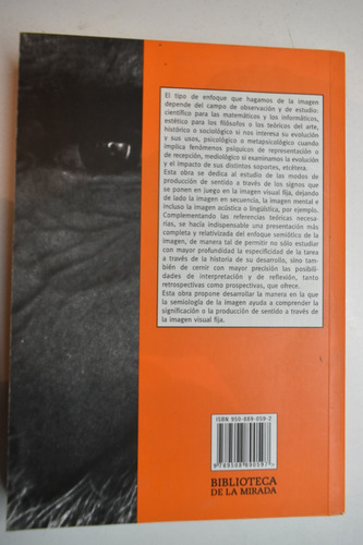 La Imagen Fija Martine Joly Subrayados En Lápiz C209 (Usado)