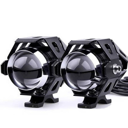 2x-farol Milha Led Universal Cree U5 3000lm Moto Tipo Xenon