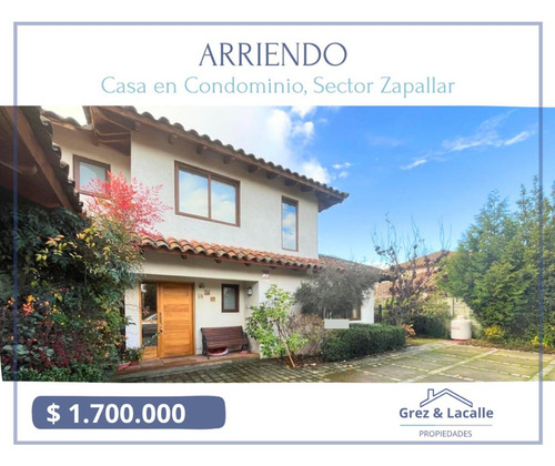 Se Arrienda Casa En Sector Zapallar, Curicó