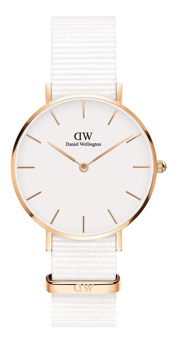 Reloj Mujer Daniel W Dw00100311 Cuarzo Pulso Blanco Just Wat
