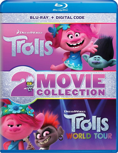 Blu-ray Trolls + Trolls World Tour / Incluye 2 Films