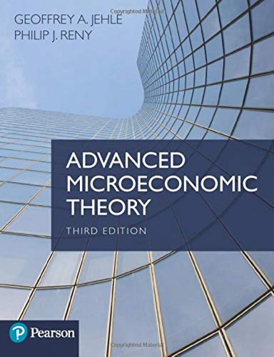 Advanced Microeconomic Theory. (finalcial Times)  -  Jehle,