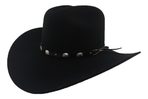 Sombrero Texana 20 X Tombstone Color Negro De Fina Lana