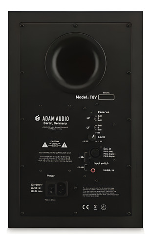 Par De Monitores Adam Audio T8v + Par De Cabos 3,05m