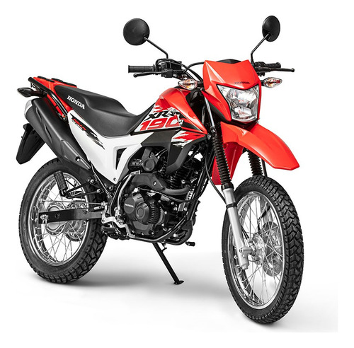 Honda Xr 190 0km 2025 Enduro Cross Rojo Negro Xr190