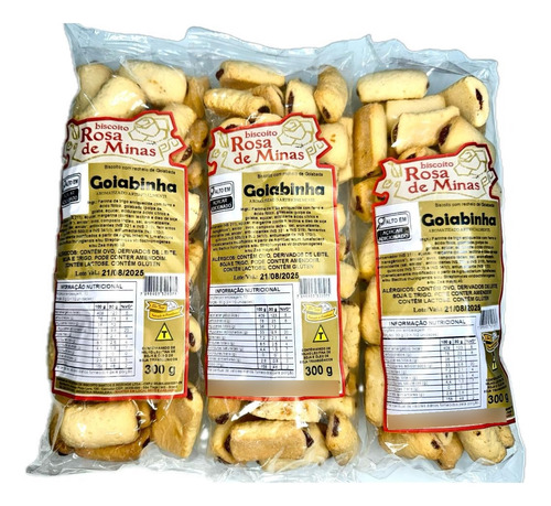 Biscoito Goiabinha Recheado - Kit 2 Unidades Rosa De Minas
