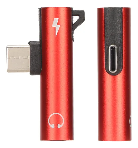 Adaptador De Audífonos Usb C 2 Piezas A 3.5 Mm 2 En 1 Carg