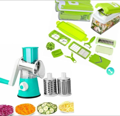 Molino Multiusos Rauador De Tambor + Nicer Dicer Picatodo 