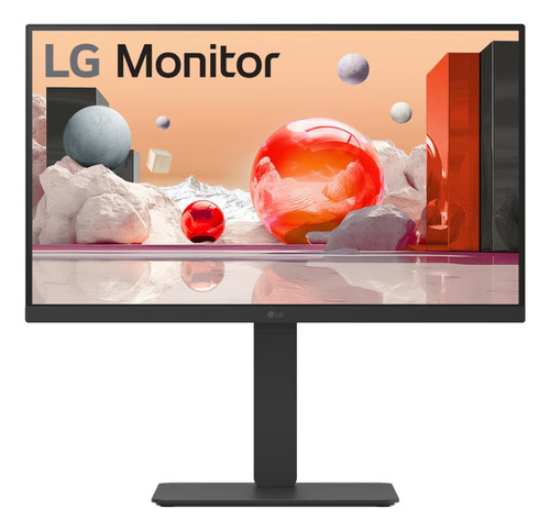 Monitor LG B2b 23,8' Fhd 100hz Ips 5ms Hdmi Usb-c 24ba850-b Cor Preto 100-240v