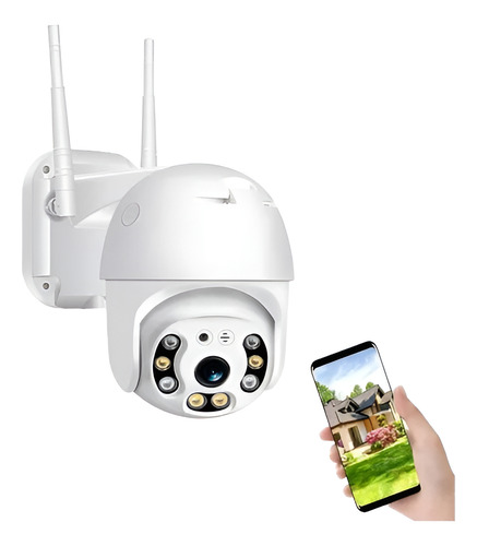Camara De Seguridad Domo Exterior V380 C6s2x-l Blanco Blanco