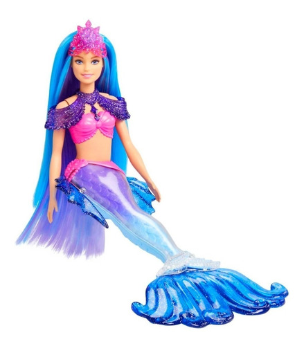 Set De Barbie Mermaid Power De Brooklyn Con Aletas De Mattel
