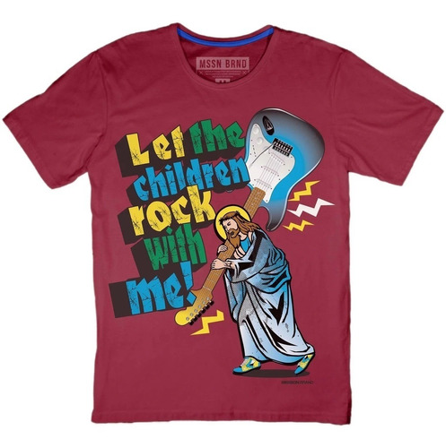 Playera Mssn Brnd - Jesus Rock - 