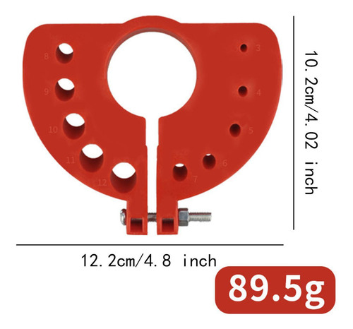 /para Director De Perforación Broadante Accesorios Rojo