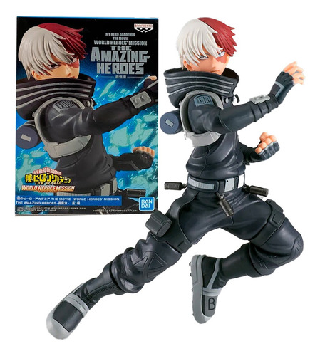 Shoto Todoroki My Hero Academia Figura Banpresto World Heroe