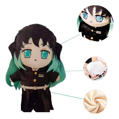 Tokitou Muichiro Peluche, Figura Anime Muñeco Peluche Color Color Azul