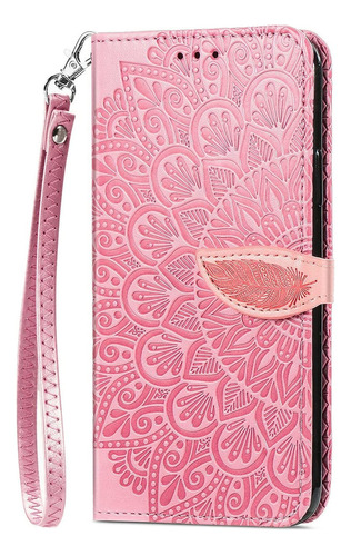 Funda Tipo Cartera Para LG K41s [correa De Muñeca] Leaf Buck