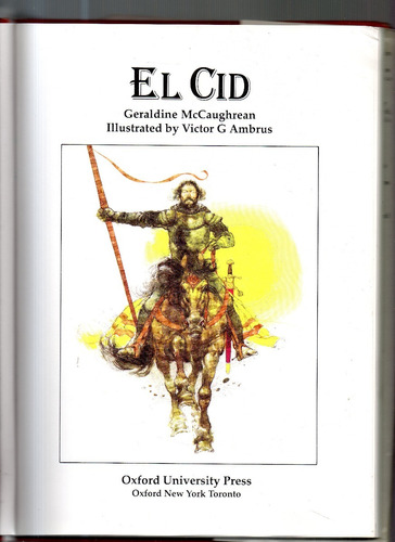 El Cid Geraldine Mccaughrean Ilustrated By Victor G. Ambrus
