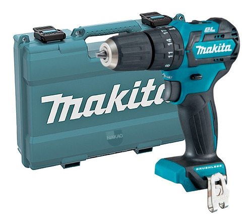 Parafusadeira / Furadeira De Impacto À Bateria - Makita Cor Azul-turquesa 110v/220v