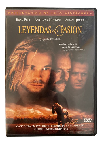 Dvd Leyendas De Pasion Legends Of The Fall Brad Pitt