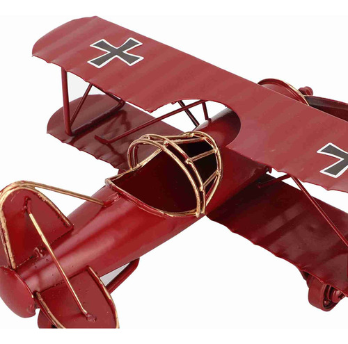 Modelo Biplano Modelo De Avión De Hierro De Alta Calidad