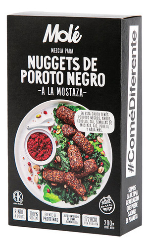 Premezcla Para Nuggets De Poroto Negro Con Mostaza Mole 200g