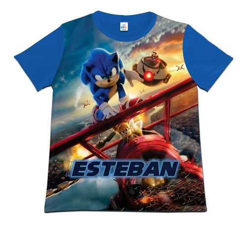 Franela Camisa Niño Sonic 2 Sonic2 En Poliester