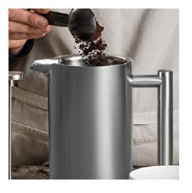 Cafetera De Prensa Francesa De Acero Inoxidable