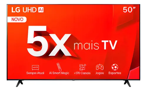 Smart Tv LG 50 4k Uhd Hdr Thinq Ai Pro Wi-fi Bluetooth Alexa Appl...