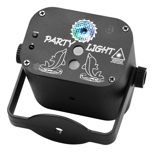 Imagem 2 de 9 de Muslady Igb-t818 Mini Projetor Luz Stage Beam Luzes Usb