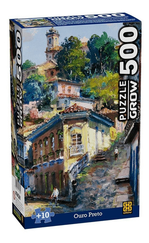 Grow Quebra-Cabeça Puzzle Ouro Preto Com 500 Peças 