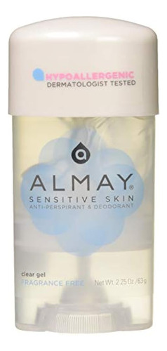 Almay Clear Gel, Antitranspirante Y Desodorante, Sin Fraganc
