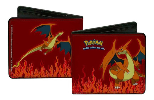 Pokemon Animado Serie De La Tv Charizard Bi-fold Wallet