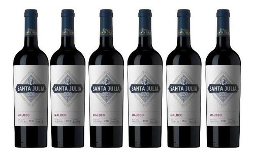 Vino Santa Julia Malbec 750ml Tinto Caja X6 Fullescabio