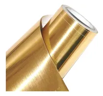 Comprar Vinil Oro Cepillado Corte Adhesivo Metálico Dorado 61cm X 1m